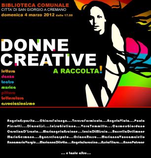 Nome:   65008_313374locandina donne creative.jpg
Visite:  408
Grandezza:  26.2 KB